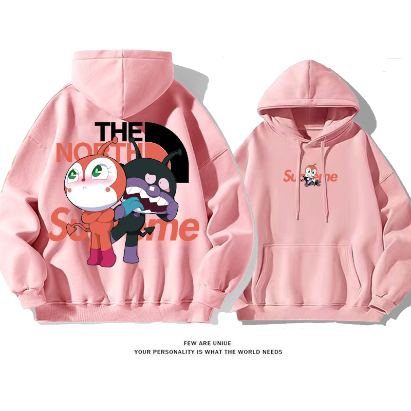 人気商品カートゥーン可愛いプリント柄パーカー