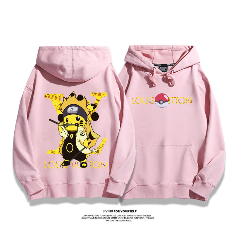 人気商品カジュアル  プリント柄カートゥーンフード付きパーカー