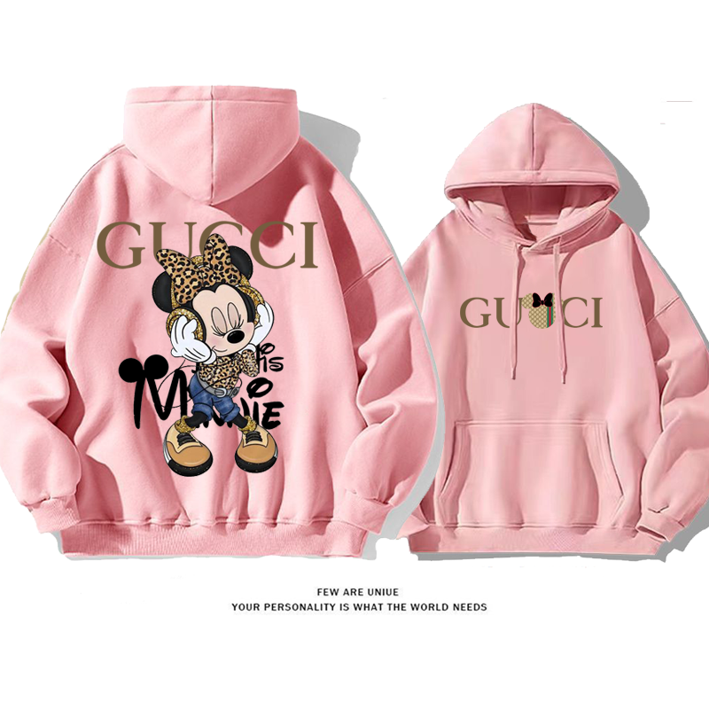 ファッション  カートゥーン 英字プリントニュートラル パーカー