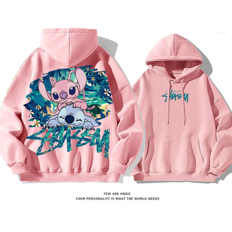 小衆の設計 カップルさわやかカジュアル純粋な綿素材パーカー