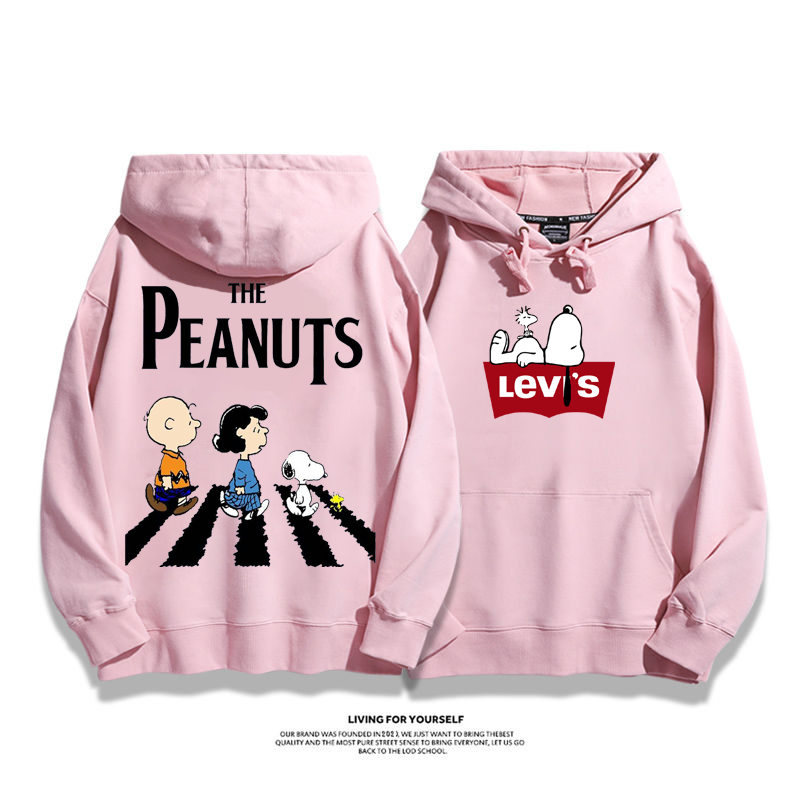 カジュアル  愛らしい動物  カップル  フード付きパーカー