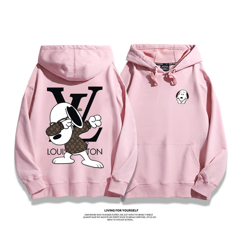 カートゥーン接合する トレンドブランドカップルパーカー