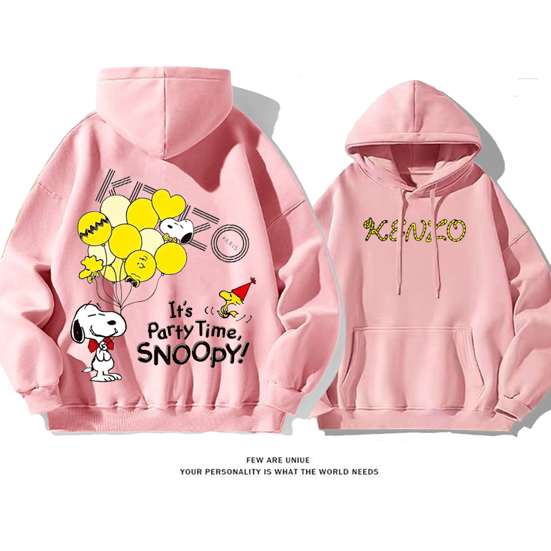 超人気風船を持った白い子犬小衆の設計カートゥーンファッションパーカー