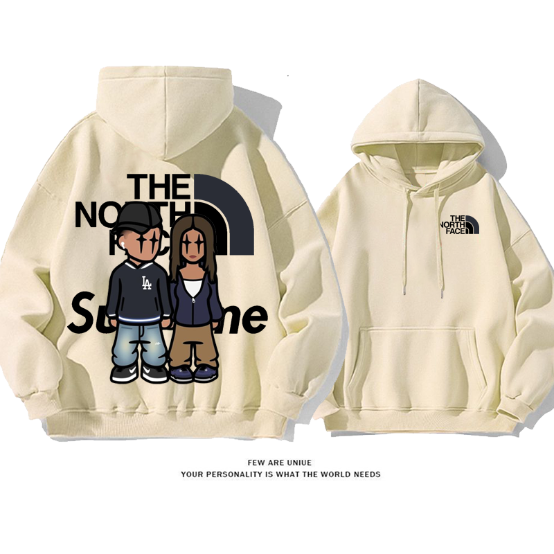 高級感カップルファッションパーカー