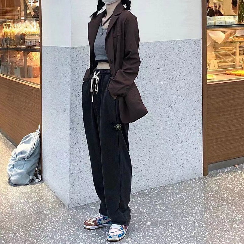 超カッコイイスポーツ風カジュアルパンツ